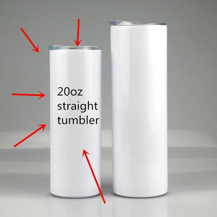 100pcs Sublimation 20oz Straight Tumbler Stainless Steel Water Bottles Blanks Coffee Mugs with Lid and Straw Drinkware Sea Shipping, White
100pcs Sublimation 20oz Straight Tumbler Stainless Steel Water Bottles Blanks Coffee Mugs with Lid and Straw Drinkware Sea Shipping, White