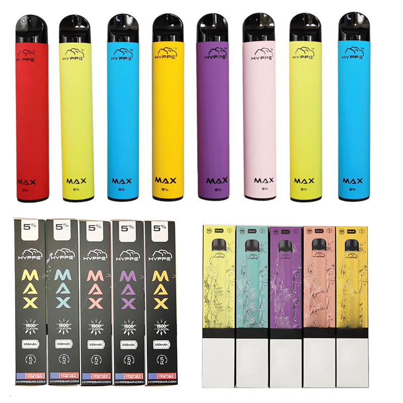 Hype Max Disposable Vape Pod Device 1500 Puffs 5ml Capacity 650mAh Battery Vape Starter Kits Ecig Vaporizers 10 Colors Custom Made Empty
Hype Max Disposable Vape Pod Device 1500 Puffs 5ml Capacity 650mAh Battery Vape Starter Kits Ecig Vaporizers 10 Colors Custom Made Empty