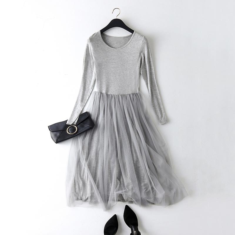 Casual Dresses Spring Autumn Sexy Modal Patchwork Mesh Dress Women Vintage Long Sleeve Lace Gauze Basic Sundress Party Vestidos Y3657, Black;gray
Casual Dresses Spring Autumn Sexy Modal Patchwork Mesh Dress Women Vintage Long Sleeve Lace Gauze Basic Sundress Party Vestidos Y3657, Black;gray