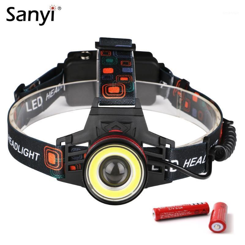 Sanyi 1*T6+1*COB LED Headlamp Headlight 4 Modes 18650 Lantern Zoom Focus Frontal Head Torch For Night Fishing Camping1
Sanyi 1*T6+1*COB LED Headlamp Headlight 4 Modes 18650 Lantern Zoom Focus Frontal Head Torch For Night Fishing Camping1
