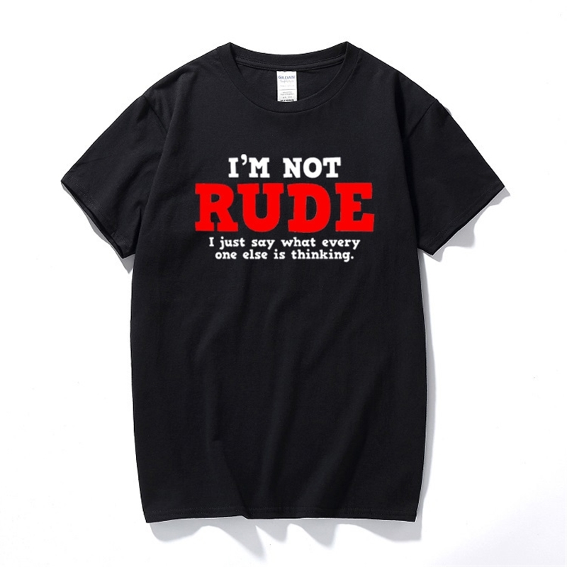 Rude Thinking Sarcastic T-Shirt Cool Adult Novelty Gift Idea Humor Funny tshirts summer top t shirt Cotton short sleeve camiseta T200516