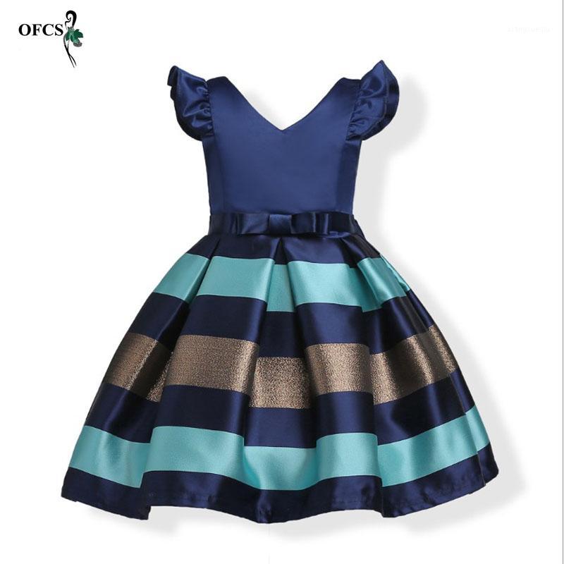 Retail Summer Wide Stripe 3-15 Y Children Dresses For Girls Kids Formal Wear Princess Dress For Baby Girl Birthday Party Drear1, Sky blue
Retail Summer Wide Stripe 3-15 Y Children Dresses For Girls Kids Formal Wear Princess Dress For Baby Girl Birthday Party Drear1, Sky blue