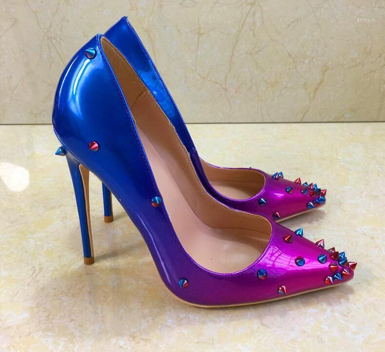 2021 Fashion free shipping Gradient spikes Patent Leather Poined Toe Stiletto high heel shoe pump HIGH-HEELED SHOE dress shoes1, 10cm
2021 Fashion free shipping Gradient spikes Patent Leather Poined Toe Stiletto high heel shoe pump HIGH-HEELED SHOE dress shoes1, 10cm