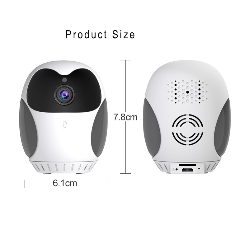 EG1 360 degree Rotate 1080P WiFi Mini Camera AI Motion Detection Micro Camcorder Focal CCTV Securita Remote Alarm Home Security DVR
