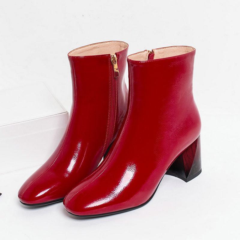 Boots 2021 Winter Plush Women High Quality Faux Leather Fashion Square Heel Ankle Autumn Zipper Black Red1
Boots 2021 Winter Plush Women High Quality Faux Leather Fashion Square Heel Ankle Autumn Zipper Black Red1