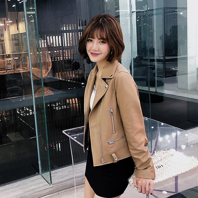 Real Leather Jacket Khaki Motorcycle Short Sheepskin Coats and Jackets Women Spring Autumn Chaqueta Cuero Hombre 29-221
Real Leather Jacket Khaki Motorcycle Short Sheepskin Coats and Jackets Women Spring Autumn Chaqueta Cuero Hombre 29-221
