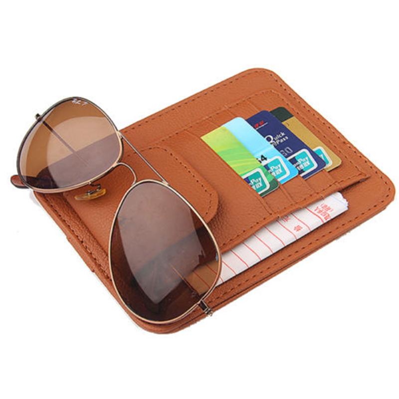 Car Sun Visor PU Leather Sunshade Organizer Storage Sunglasses Card Holder Car Accessories Visor Card Storage Sun
Car Sun Visor PU Leather Sunshade Organizer Storage Sunglasses Card Holder Car Accessories Visor Card Storage Sun