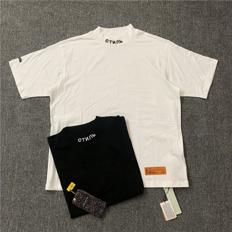 Heron Street Hip Hop Mens Crane Letters Spray Paint Logo Short Sleeve Preston T-shirt Men and Women Couples Black White
Heron Street Hip Hop Mens Crane Letters Spray Paint Logo Short Sleeve Preston T-shirt Men and Women Couples Black White