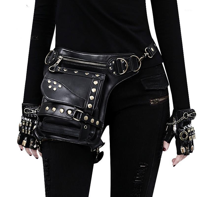 Hot sale steampunk new women's bag vintage shoulder Messenger bag female waist packs men1, Black
Hot sale steampunk new women's bag vintage shoulder Messenger bag female waist packs men1, Black
