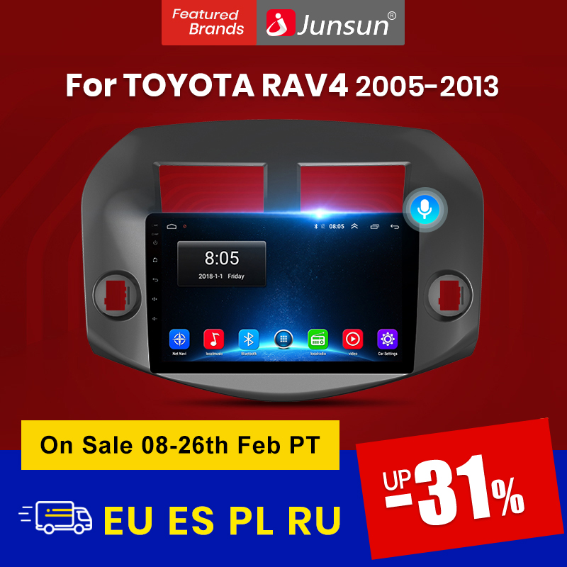 Junsun V1pro 4G+64G CarPlay Android 10 For Toyota RAV4 2005-2013 Car Radio Multimedia Video Player Navigation GPS RDS 2 din dvd, Wifi (1gb 16gb)
Junsun V1pro 4G+64G CarPlay Android 10 For Toyota RAV4 2005-2013 Car Radio Multimedia Video Player Navigation GPS RDS 2 din dvd, Wifi (1gb 16gb)
