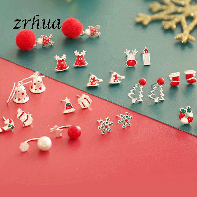 Stud ZRHUA Cute 925 Sterling Silver Earrings For Women Girls Sterling-silver-jewelry Oorbellen Aros De Plate Christmas Gifts
Stud ZRHUA Cute 925 Sterling Silver Earrings For Women Girls Sterling-silver-jewelry Oorbellen Aros De Plate Christmas Gifts