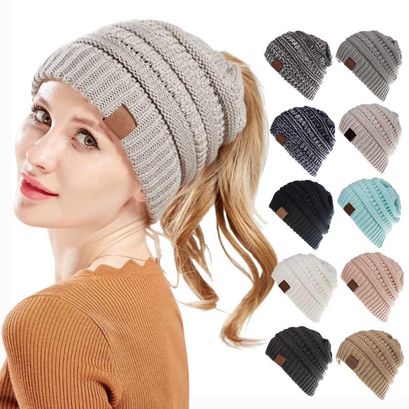 Brand New Beanie Women Stretch Knitted Crochet Beanies Winter Hats For Women Hats Cap Warm Lady Messy Bun Wholesale, Black
Brand New Beanie Women Stretch Knitted Crochet Beanies Winter Hats For Women Hats Cap Warm Lady Messy Bun Wholesale, Black