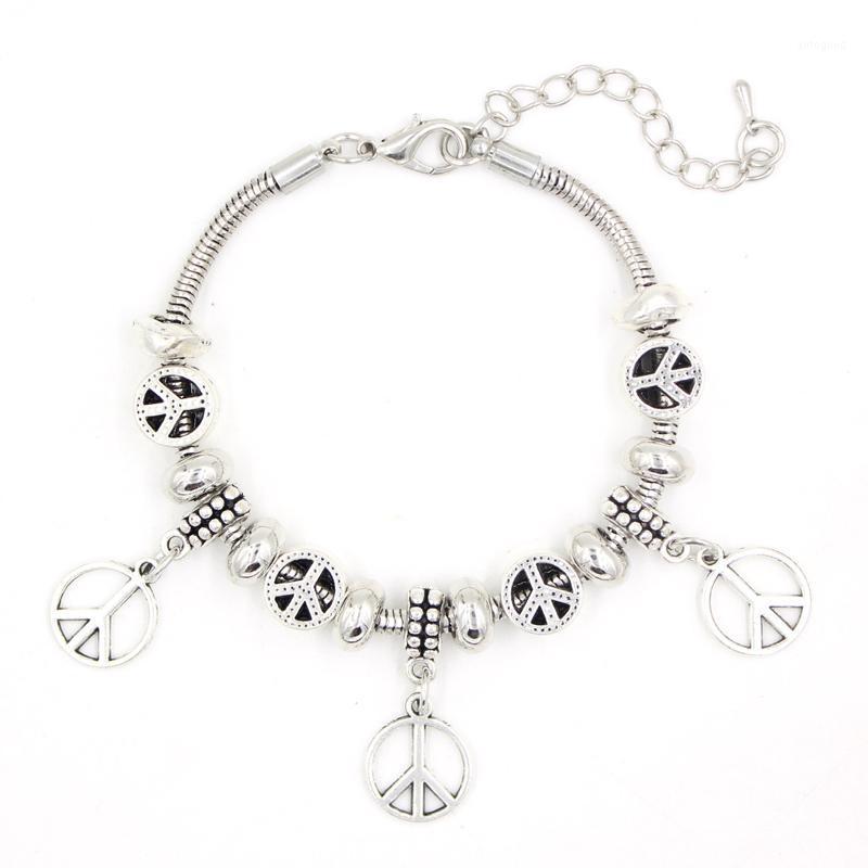 Charm Bracelets 10PCS/Lot Fashion Bangles And Peace Sign Bracelet For Young Girls Women Ladies Bijoux Pulsera1
Charm Bracelets 10PCS/Lot Fashion Bangles And Peace Sign Bracelet For Young Girls Women Ladies Bijoux Pulsera1