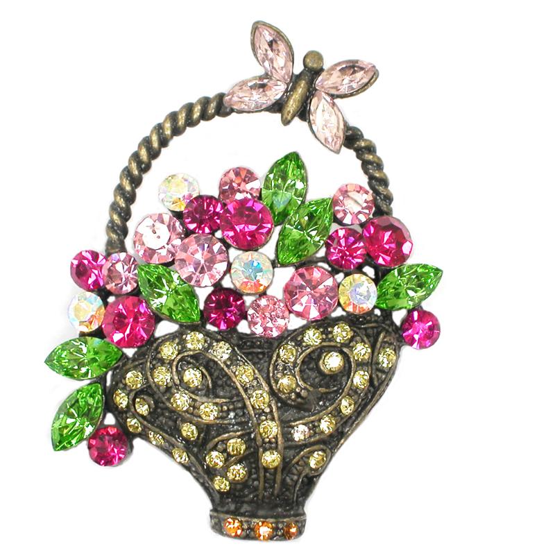 Pins, Brooches 12pcs/lot Wholesale Rhinestone Flower Basket Pin Jewelry Gift Brooch C102394
Pins, Brooches 12pcs/lot Wholesale Rhinestone Flower Basket Pin Jewelry Gift Brooch C102394