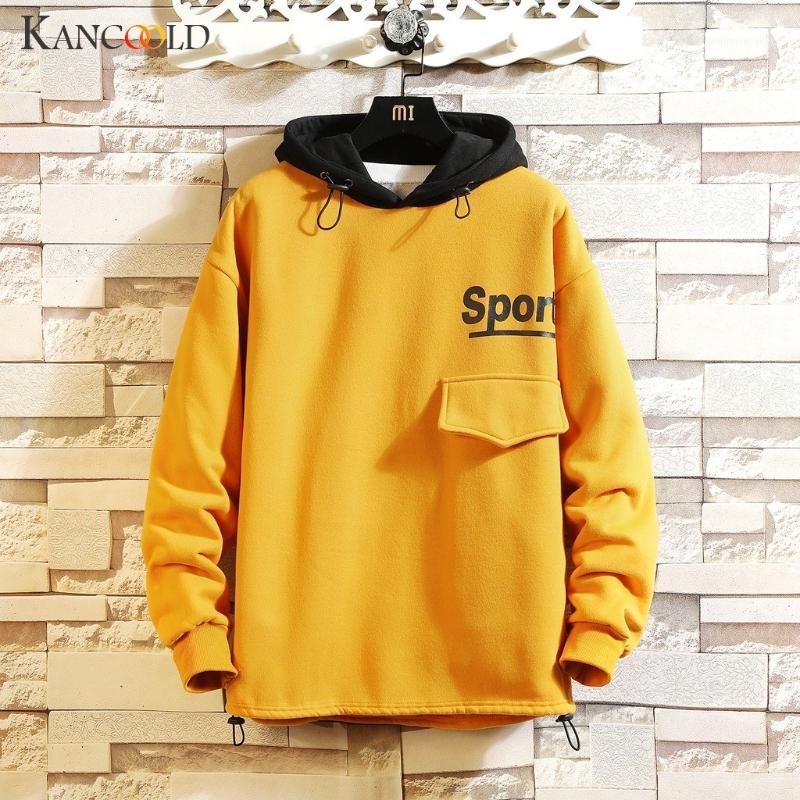 KANCOOLD New Brand Men' 2019 Autumn Fashion Long Sleeve Casual Print Stitching Hooded Long Sleeve High Quality Clothes1, Black
KANCOOLD New Brand Men' 2019 Autumn Fashion Long Sleeve Casual Print Stitching Hooded Long Sleeve High Quality Clothes1, Black