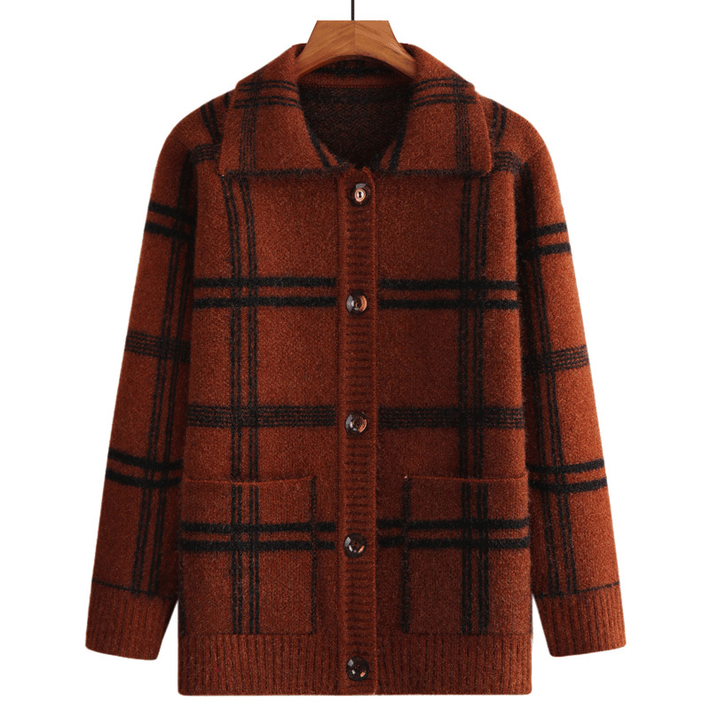 Granny Nightgown Winter Thicken Mesh Woman's Single-breasted Plus s Cardigan Top Phhc, Caramel colour
Granny Nightgown Winter Thicken Mesh Woman's Single-breasted Plus s Cardigan Top Phhc, Caramel colour