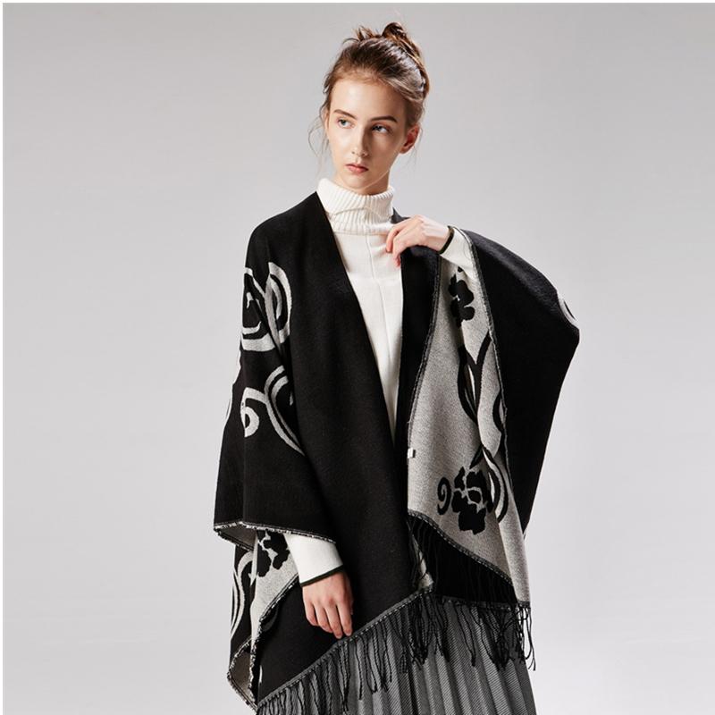 Fashion Cashmere Winter Women Poncho Scarves Women Shawl Cape Femme Female Bufanda Mujer Sjaal 2020 New
Fashion Cashmere Winter Women Poncho Scarves Women Shawl Cape Femme Female Bufanda Mujer Sjaal 2020 New