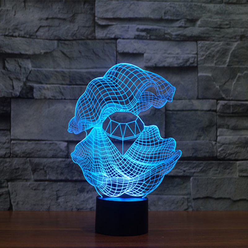 2021 New Elegant 3d Abstractive Led Night Diamond in Shell Shape with Romantic Atmosphere Lamp As Valentine's Day Beloved Gifts 0qqp
2021 New Elegant 3d Abstractive Led Night Diamond in Shell Shape with Romantic Atmosphere Lamp As Valentine's Day Beloved Gifts 0qqp