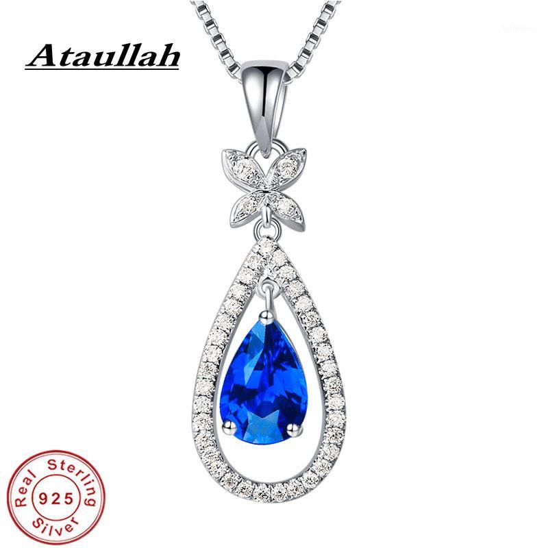 Ataullah Blue Sapphire Necklace 925 Sterling Silver Jewelry Waterdrop Pendant Necklace For Women Wedding Gift Box Chain NW1181
Ataullah Blue Sapphire Necklace 925 Sterling Silver Jewelry Waterdrop Pendant Necklace For Women Wedding Gift Box Chain NW1181