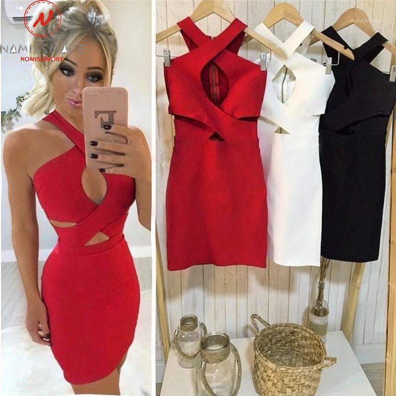 Sexy Women Summer Solid Color Pencil Dress for Party Night Club Hollow Out Design Halter Sleeveless V-Neck Slim Hips Mini Dress1, Black
Sexy Women Summer Solid Color Pencil Dress for Party Night Club Hollow Out Design Halter Sleeveless V-Neck Slim Hips Mini Dress1, Black