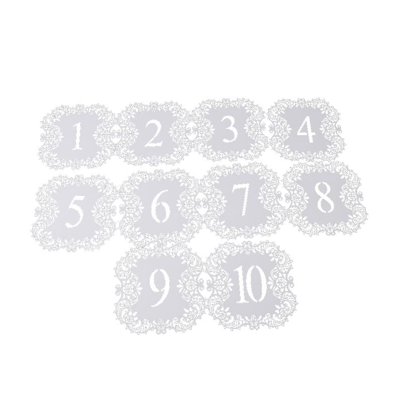 10PCs/Pack Ivory Hollow Lace Table Number Table Cards Flower Cutting Rustic Wedding Centerpieces Vintage Wedding Decoration
10PCs/Pack Ivory Hollow Lace Table Number Table Cards Flower Cutting Rustic Wedding Centerpieces Vintage Wedding Decoration