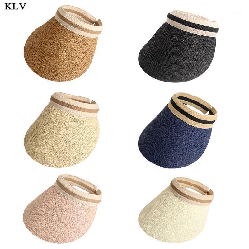 Adult Kids Summer Straw Weave Sun Protection Beach Hat Empty Top Contrast Color Stripe Family Large Wide Brim Clip-On Peaked Cap1, Black
Adult Kids Summer Straw Weave Sun Protection Beach Hat Empty Top Contrast Color Stripe Family Large Wide Brim Clip-On Peaked Cap1, Black