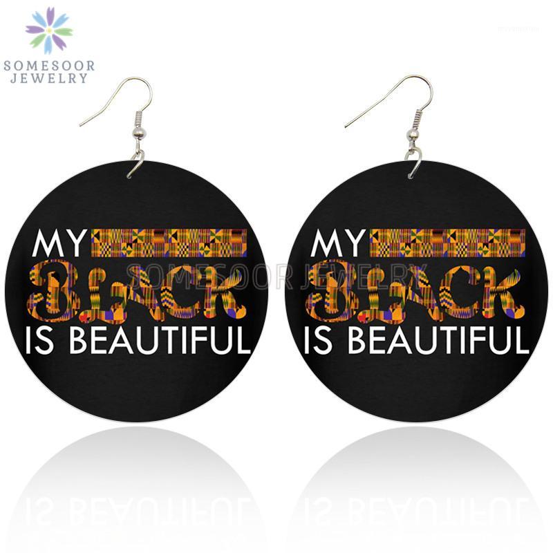 SOMESOOR My Black Is Beautiful Africa Wooden Drop Earrings Both Sides Print Photos Afro Wood Dangle Jewelry For Women Gift1
SOMESOOR My Black Is Beautiful Africa Wooden Drop Earrings Both Sides Print Photos Afro Wood Dangle Jewelry For Women Gift1