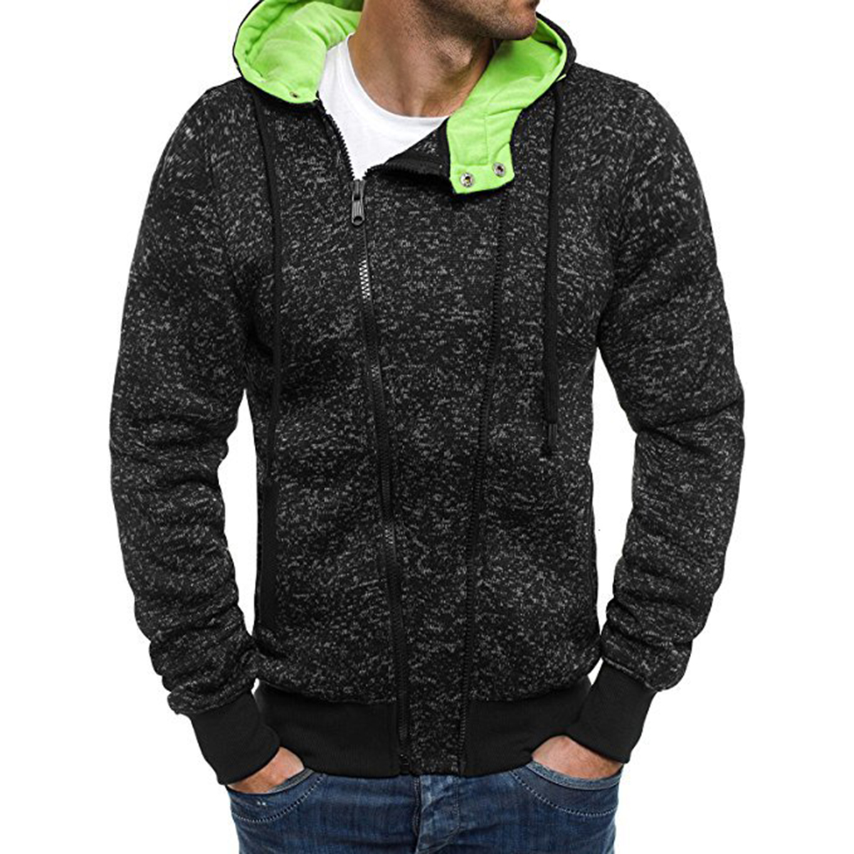 Winter Hoodie Male Cardigan Zipper Up Long Sleeve Hoodies Men Zipper Sweatshirt Hoodies Mens Hooded Sweatshirt Coat Tracksuit, Dark grey
Winter Hoodie Male Cardigan Zipper Up Long Sleeve Hoodies Men Zipper Sweatshirt Hoodies Mens Hooded Sweatshirt Coat Tracksuit, Dark grey