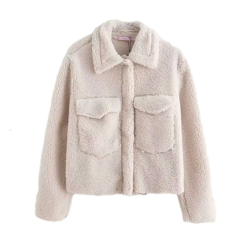 2021 New Streetwear Women Solid Grain Cashmere Jacket Fashion Ladies Turn Down Collar Outercoat Causal Female Chic Pocket Coats Dn2m, White
2021 New Streetwear Women Solid Grain Cashmere Jacket Fashion Ladies Turn Down Collar Outercoat Causal Female Chic Pocket Coats Dn2m, White