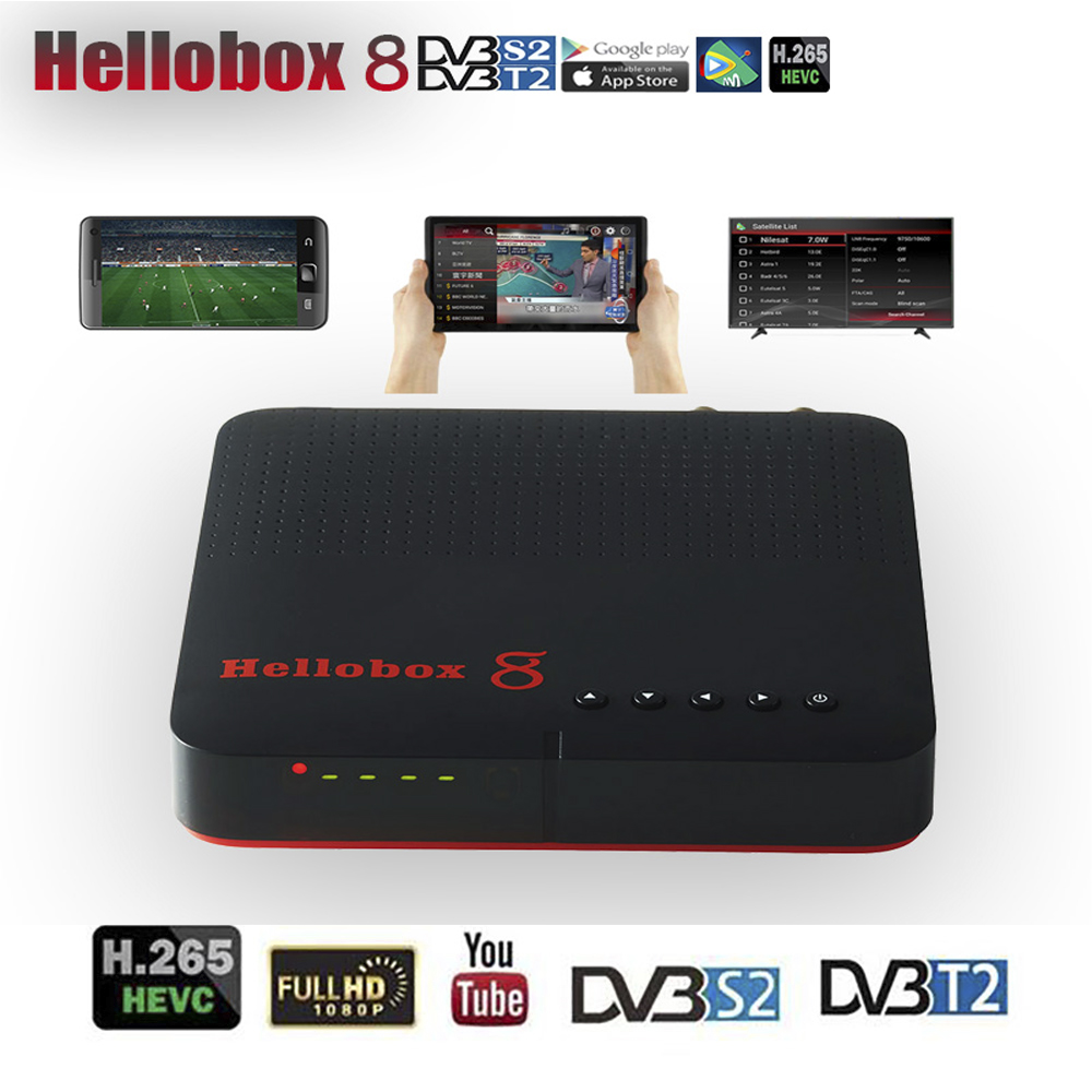 Hellobox 8 ricevitore satellitare DVB-S2 SX2 T2/C Combo TV Box Supporto Satellitare ricevitore TV BOX
Hellobox 8 ricevitore satellitare DVB-S2 SX2 T2/C Combo TV Box Supporto Satellitare ricevitore TV BOX