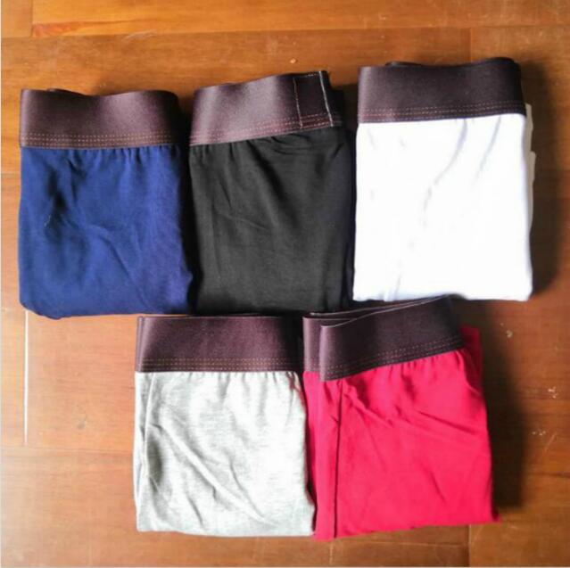 Mens Underwear Boxer Brief Shorts Cotton Men Vintage Cotton Sexy Cueca Boxer Breathable Man Gay Boxer Underpants No Box