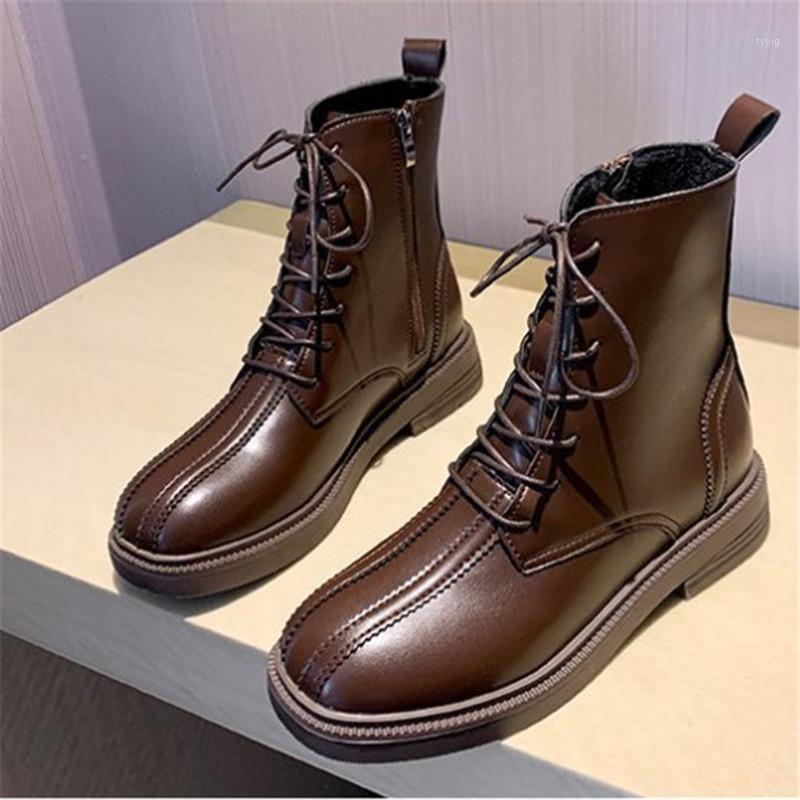 Retro Anke Boots Women Winter Shoes Comfortable Leather Women Boots Non-Slip Casual Shoes1, Brown
Retro Anke Boots Women Winter Shoes Comfortable Leather Women Boots Non-Slip Casual Shoes1, Brown