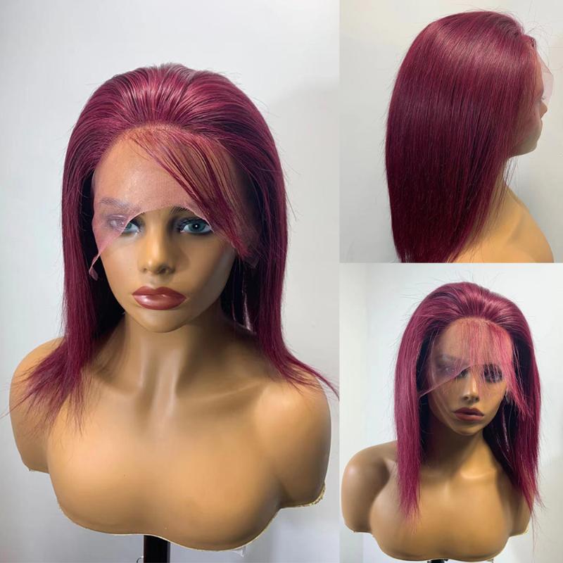 99J Red Lace Front Wig Burgundy Colored Brazilian Human Hair Wigs 150% 13X4 Lace Front Wigs Black Woman
99J Red Lace Front Wig Burgundy Colored Brazilian Human Hair Wigs 150% 13X4 Lace Front Wigs Black Woman