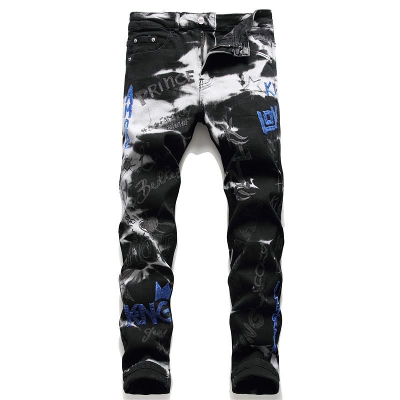 European Style brand Men Stretch jeans mens slim denim trousers jeans Straight button Biker elastic black pants for men, 079 black
European Style brand Men Stretch jeans mens slim denim trousers jeans Straight button Biker elastic black pants for men, 079 black