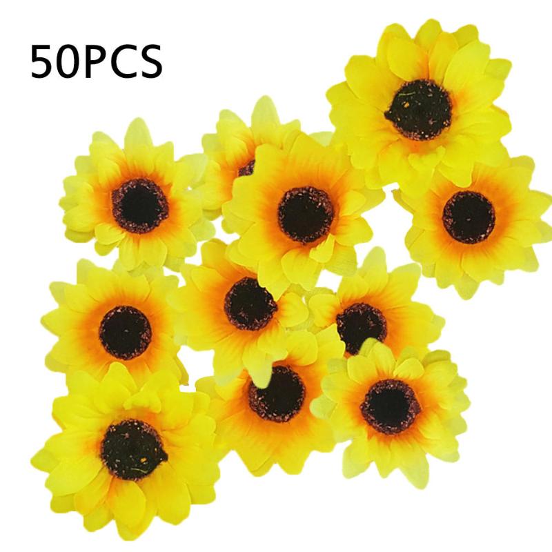 50 Heads Beauty Fake Sunflower Artificial Silk Flower Bouquet Home Wedding Decor 2020 new silk flower, Blue
50 Heads Beauty Fake Sunflower Artificial Silk Flower Bouquet Home Wedding Decor 2020 new silk flower, Blue