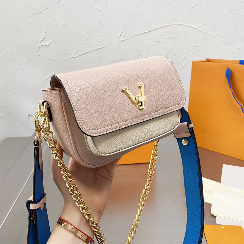 Luxurys Designers Flap Double Chains L Bags Removable Shoulder Discoloration Leather Strap Crossbody Clutch Pocket Multi Pochette Two_tone
Luxurys Designers Flap Double Chains L Bags Removable Shoulder Discoloration Leather Strap Crossbody Clutch Pocket Multi Pochette Two_tone