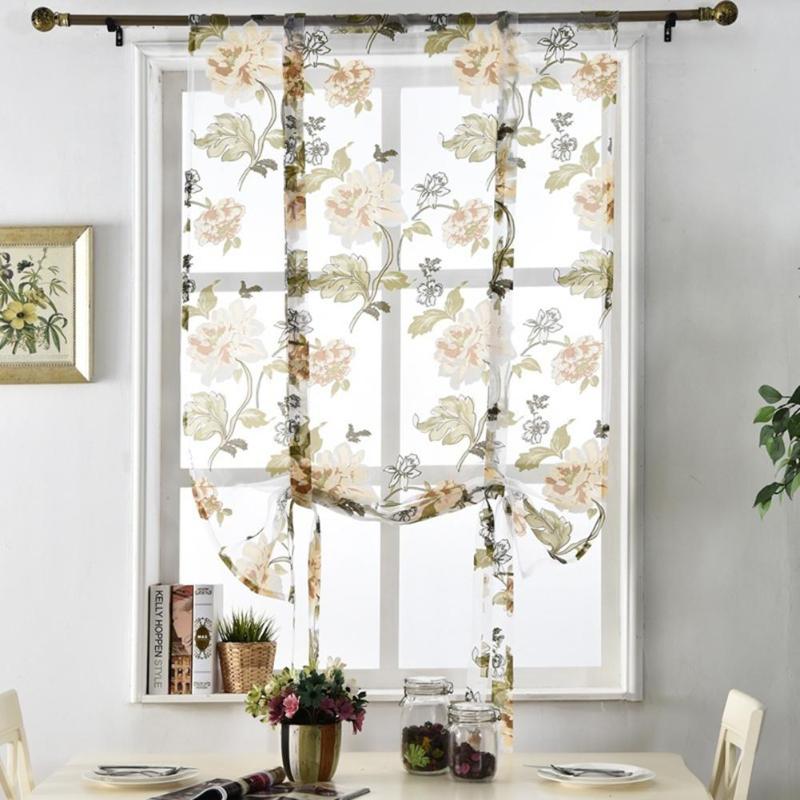 Kitchen short curtains jacquard roman blinds floral white sheer panel blue tulle window treatment door curtains home decor, Yellow
Kitchen short curtains jacquard roman blinds floral white sheer panel blue tulle window treatment door curtains home decor, Yellow