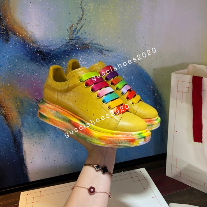 2022 Top Designer Hand-Painted Men Shoes Women Sneakers Platform Real Leather Luminous Cartoon Trainer Shimmer Lace-Up Sneaker Brand, 02
2022 Top Designer Hand-Painted Men Shoes Women Sneakers Platform Real Leather Luminous Cartoon Trainer Shimmer Lace-Up Sneaker Brand, 02