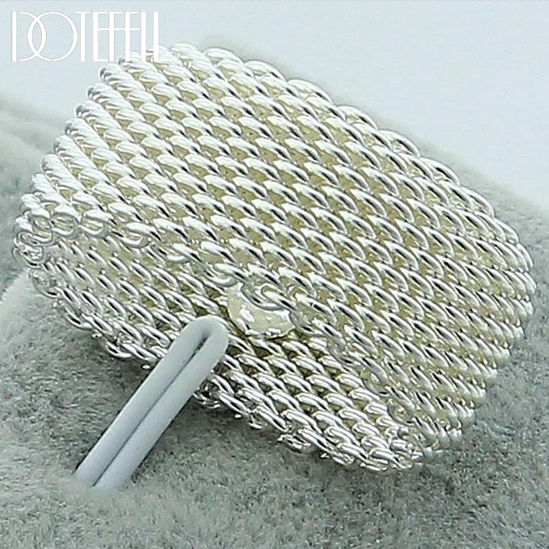 DOTEFFIL 925 Sterling Silver Interwoven Web Ring For Woman Fashion Charm Wedding Engagement Jewelry
DOTEFFIL 925 Sterling Silver Interwoven Web Ring For Woman Fashion Charm Wedding Engagement Jewelry