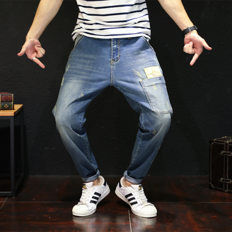 New Jeans Men Classical Jean High Quality Male Casual Pants Plus Size 44 46 48 Cotton Denim Trousers 201223
