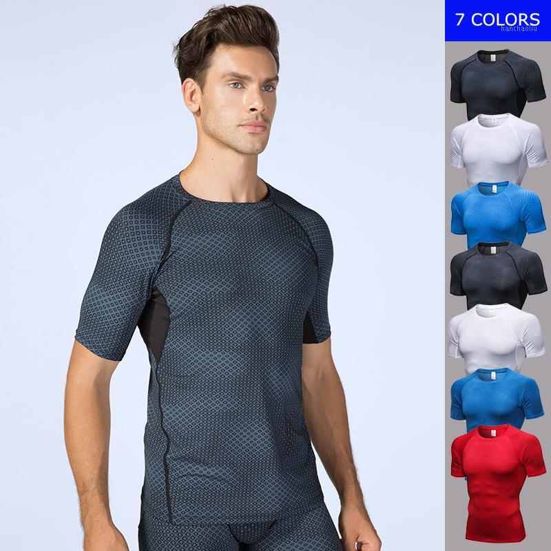 Men' Running Fitness Workout Gym Sports Short Sleeve T-shirt Tight Elastic 3D Quick Fast Dry Compression Shirt Sportswear 41231, Color 5
Men' Running Fitness Workout Gym Sports Short Sleeve T-shirt Tight Elastic 3D Quick Fast Dry Compression Shirt Sportswear 41231, Color 5