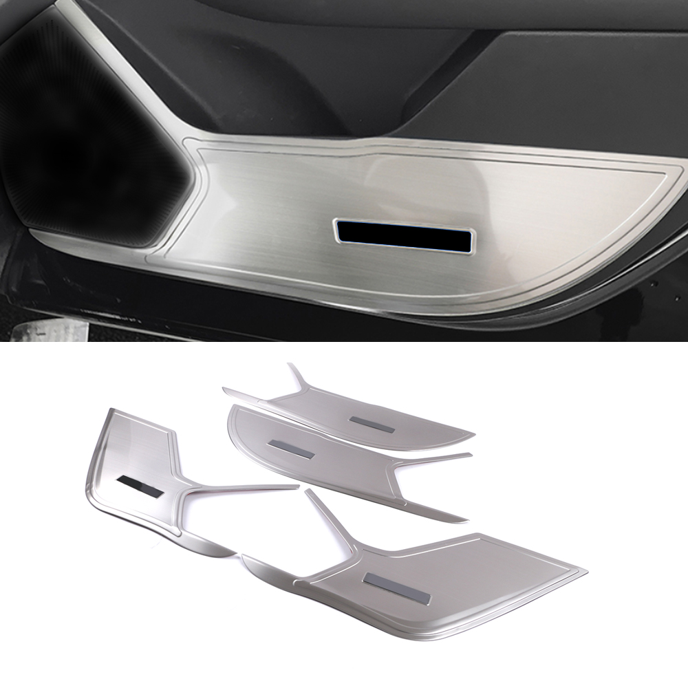 For Cadillac XT6 2019-2021 Car Accessory Stainless Steel Inner Door Anti-kick Pad Cover Trim Frame Interior Decoration Molding
For Cadillac XT6 2019-2021 Car Accessory Stainless Steel Inner Door Anti-kick Pad Cover Trim Frame Interior Decoration Molding