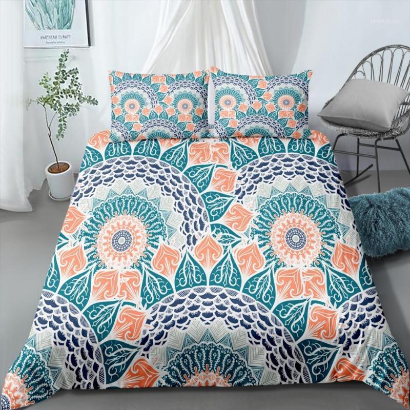 2/3 Pcs Bohemian Bedding Set Queen Size Mandala Printed Duvet Cover Set with Pillowcases Full Queen King Bed Bedline1, As picture
2/3 Pcs Bohemian Bedding Set Queen Size Mandala Printed Duvet Cover Set with Pillowcases Full Queen King Bed Bedline1, As picture