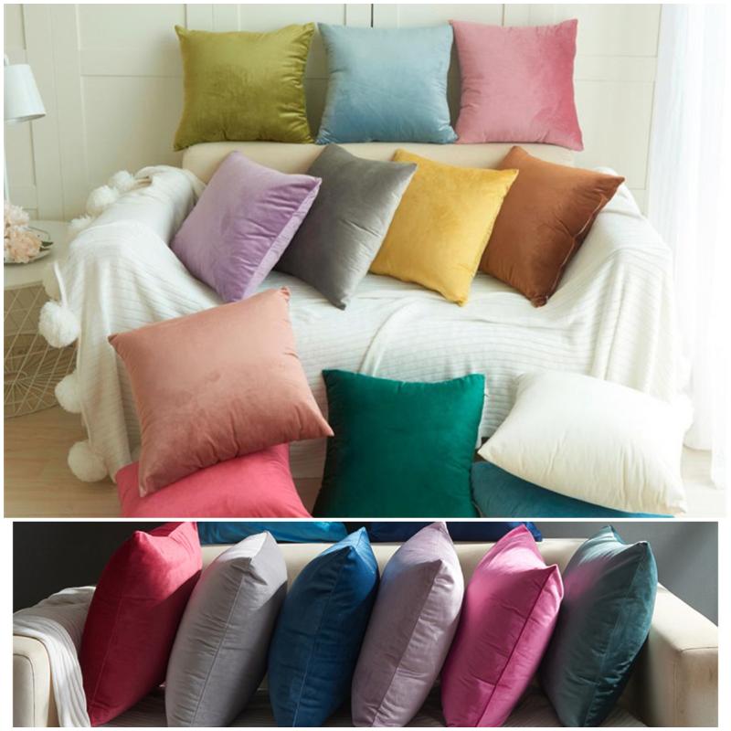 Velvet Sofa Throw Pillow Covers Decorative Cushion Cover Hot Velvet Pillows Case 45X45CM Modern Simple Couch Decorative Pillows
Velvet Sofa Throw Pillow Covers Decorative Cushion Cover Hot Velvet Pillows Case 45X45CM Modern Simple Couch Decorative Pillows