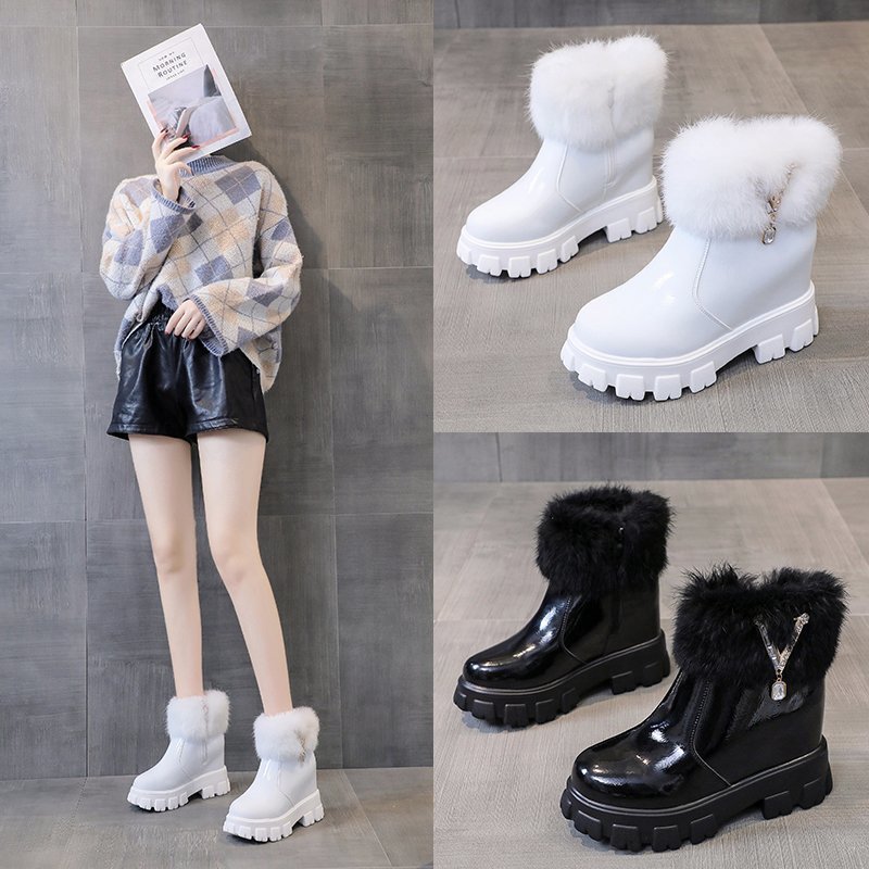 New Hot 2021 Chunky Platform Teddy Winter Snowboots Woman Snow Boots Dwaterproof Water Crystal Skin Shoes 1vw7, Black
New Hot 2021 Chunky Platform Teddy Winter Snowboots Woman Snow Boots Dwaterproof Water Crystal Skin Shoes 1vw7, Black