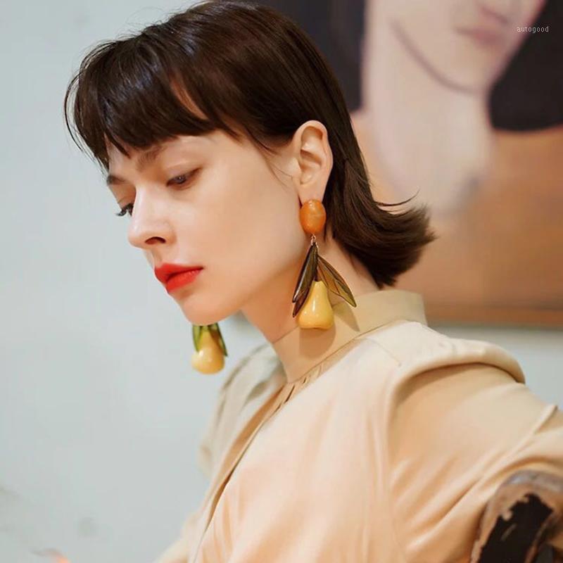 Stud European And American Baroque Gourd Long Leaves Exaggerated Earrings Star With The Same Party Luxury 11041
Stud European And American Baroque Gourd Long Leaves Exaggerated Earrings Star With The Same Party Luxury 11041