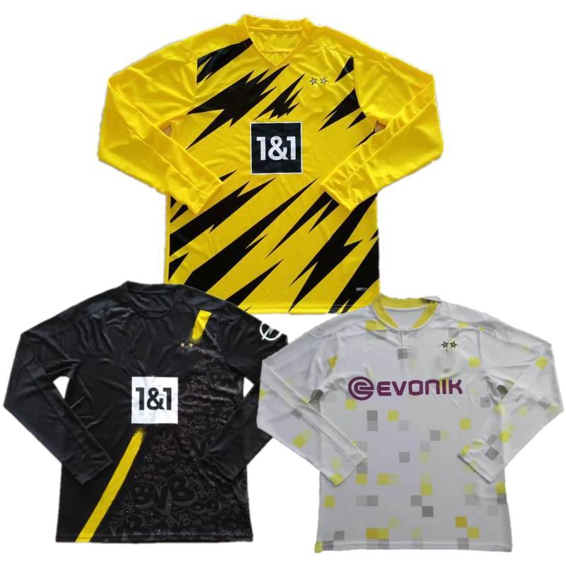 2020/21 #9 HAALAND Long Sleeve Soccer Jersey #7 SANCHO REYNA Uniform Mens #11 REUS BRANDT BELLINGHAM Full Sleeve Football Shirts, Black;yellow
2020/21 #9 HAALAND Long Sleeve Soccer Jersey #7 SANCHO REYNA Uniform Mens #11 REUS BRANDT BELLINGHAM Full Sleeve Football Shirts, Black;yellow