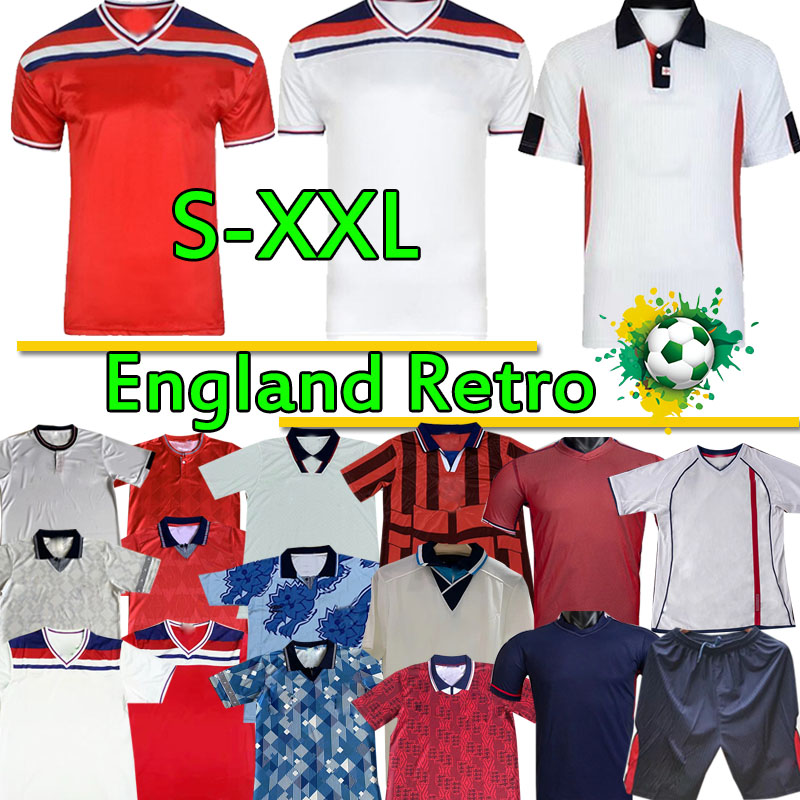Retro classic soccer jerseys England national team BECKHAM GASCOIGNE OWEN GERRARD 1982 89 90 92 94 96 98 2002 football shirts uniforms top, 1990
Retro classic soccer jerseys England national team BECKHAM GASCOIGNE OWEN GERRARD 1982 89 90 92 94 96 98 2002 football shirts uniforms top, 1990