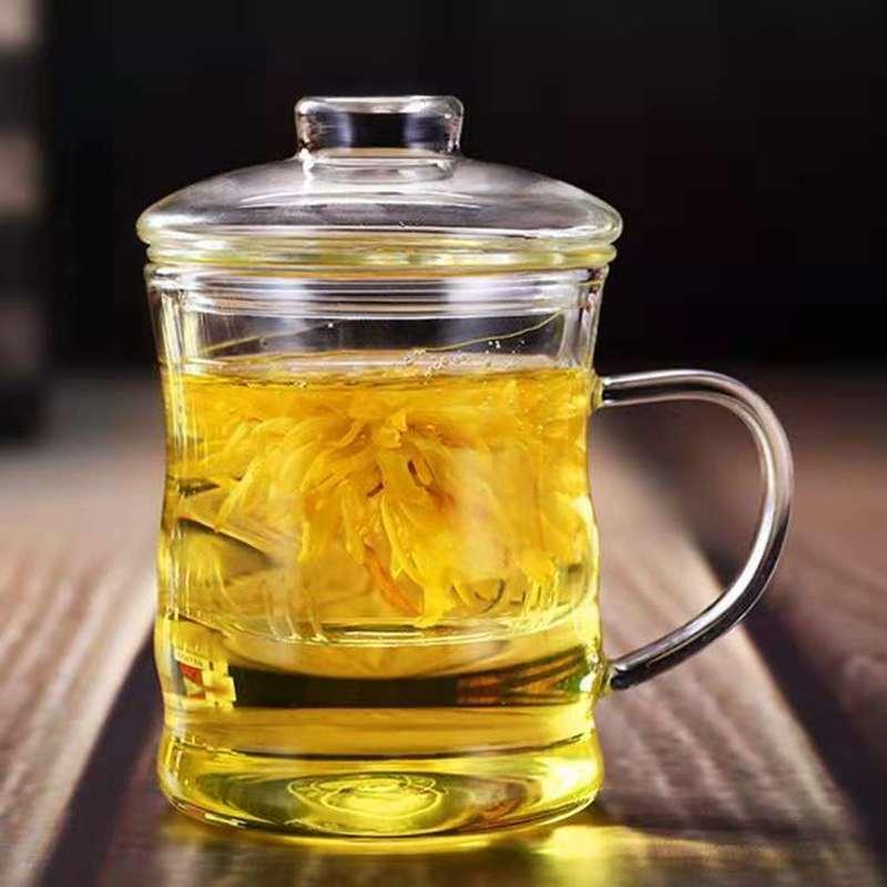 Glass Cup Cup with Lid Transparent Heat-resistant Thickening Filter Separation Men and Women Water Office Coffee, 300ml
Glass Cup Cup with Lid Transparent Heat-resistant Thickening Filter Separation Men and Women Water Office Coffee, 300ml