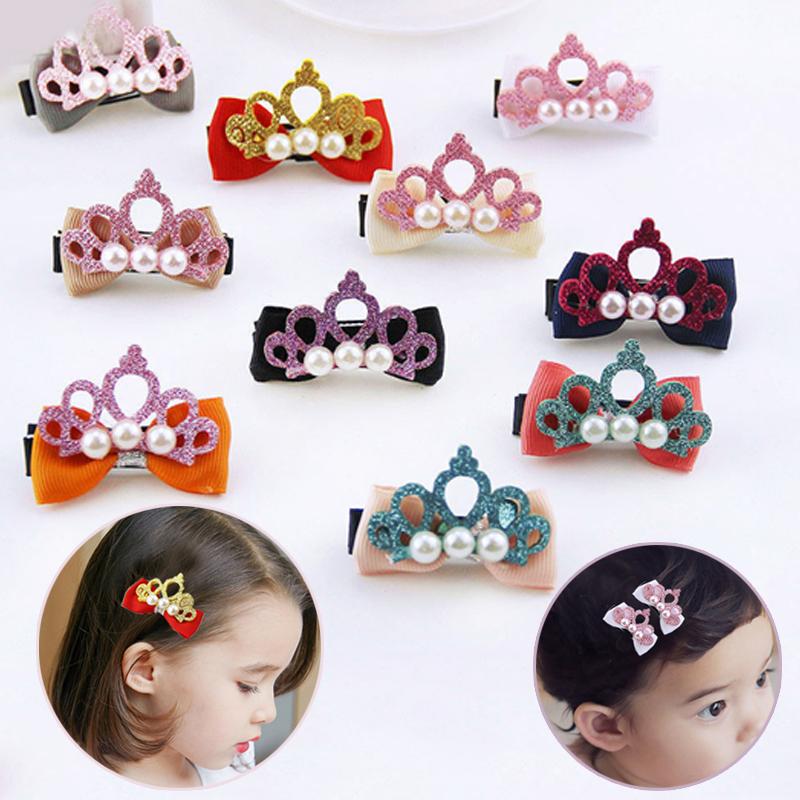 Hot Hairpin 1Pair Cute Girl Bow Pearl Hairpin Child Exquisite Crown Hair Accessories, White
Hot Hairpin 1Pair Cute Girl Bow Pearl Hairpin Child Exquisite Crown Hair Accessories, White